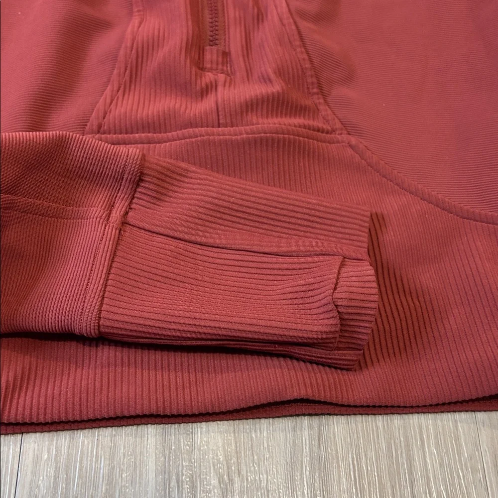 Lululemon Take It In Stride 1/2 Zip in Chianti